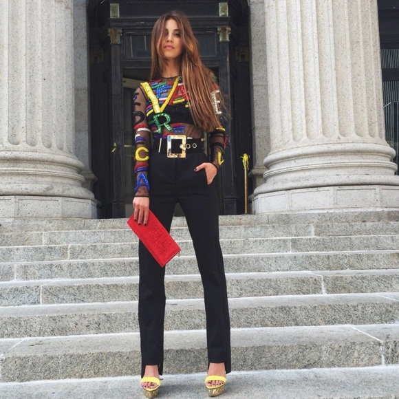 Versace Pants - Versace Couture Seamed Pants